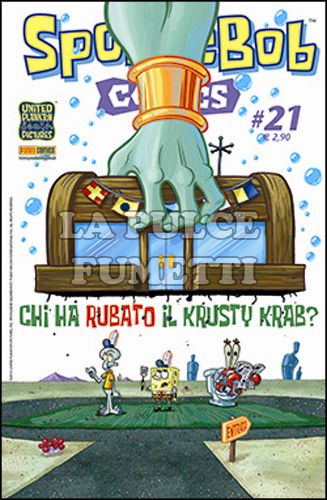 PANINI CARTOON #    21 - SPONGEBOB COMICS 21